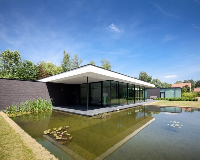 House Faes / HVH Architecten - Houses, Garden, Facade