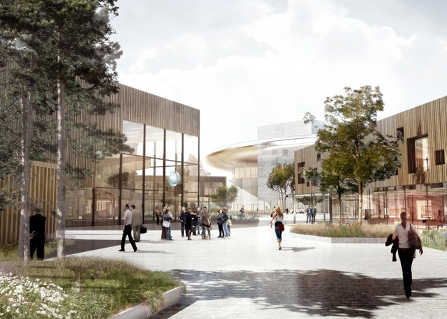 European Spallation Source (ESS) / Henning Larsen Architects + Cobe + SLA Landskab - Research Center, Facade