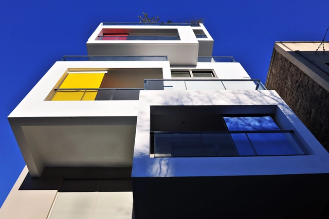 Cubos Urbanos / KLab - Apartamentos, Fachada