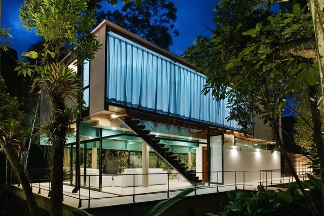 Casa en Iporanga / Nitsche  - Casas, Escaleras, Fachada, Barandas