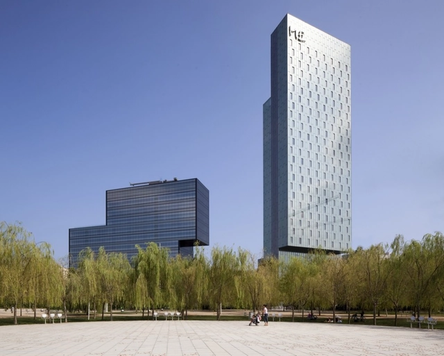Hotel ME Barcelona / Dominique Perrault Architecture - Hoteles, Fachada, Urbano