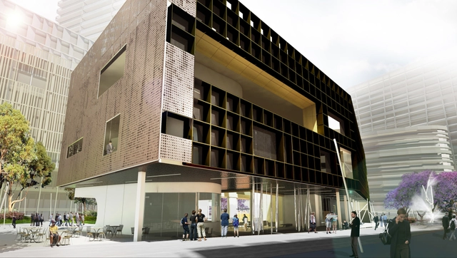 Green Square Library and Plaza Competition Entry / Felix - Facade