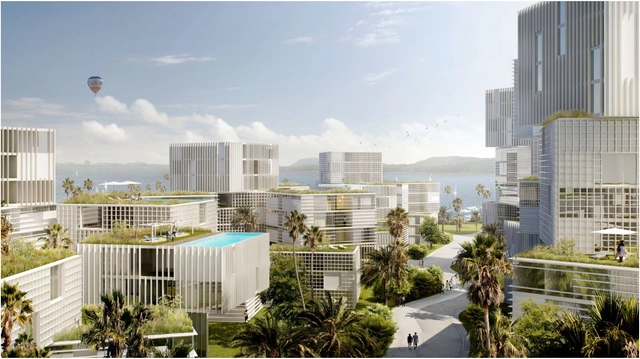 Jabi Lake Masterplan Proposal / Studio Seilern Architects - Facade, Cityscape