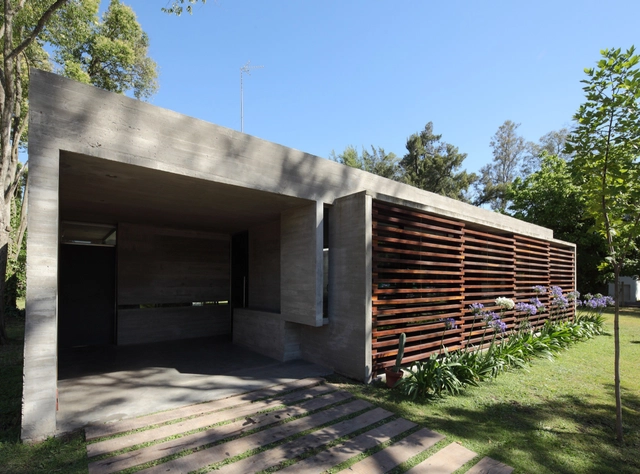 Casa BA / BAK Arquitectos - Casas, Jardín, Fachada, Puerta