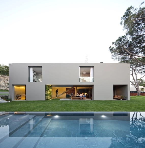 Quinta Patino / Frederico Valsassina Arquitectos - Casas, Patio interior, Fachada