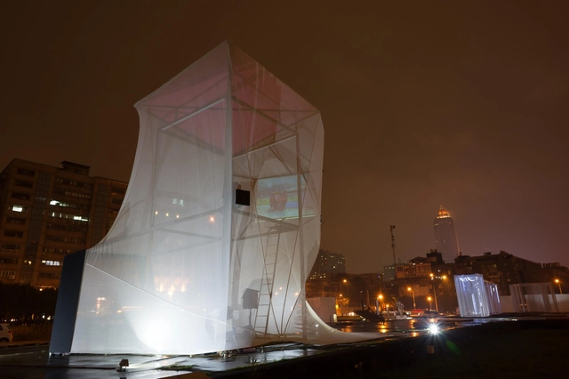 Tower of Colony Installation / Groundwork - Facade