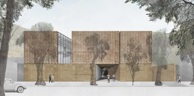 Primeiro Lugar no Concurso do Museu Regional do Atacama / Máx Nuñez Arquitectos - Museu