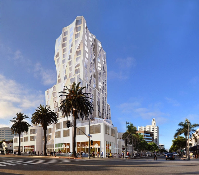 Gehry Diseña Torre de Uso Mixto en el Centro de Santa Monica - Imagen Principal