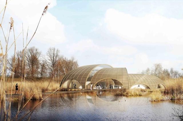 Living Landscape: The Great Fen Visiting Center Proposal / Atelier CMJN - Visitor Center, Garden, Arch