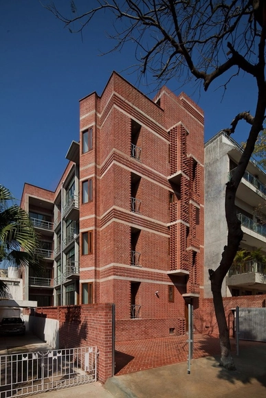Vasant Vihar Residence / Vir.Mueller architects - Apartments, Facade, Stairs