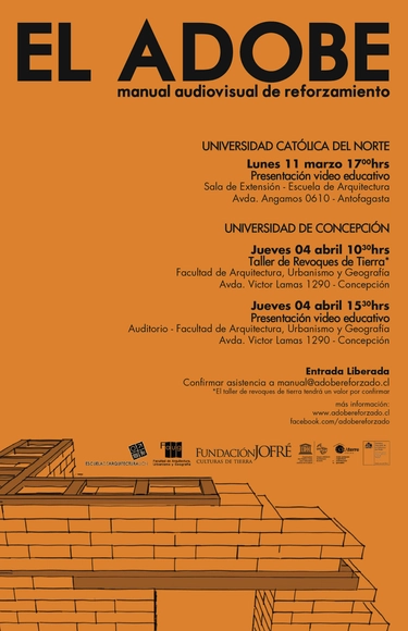 Presentación en Antofagasta: "EL ADOBE manual audiovisual de reforzamiento"  - Imagen Principal