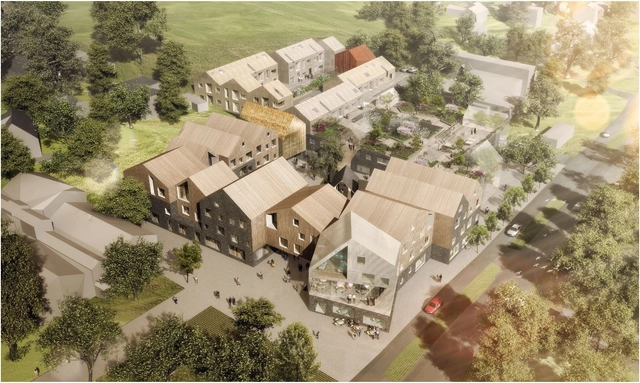 New Healthcare Center Winning Proposal / NORD Architects + 3RW Architects - Healthcare Architecture, Facade