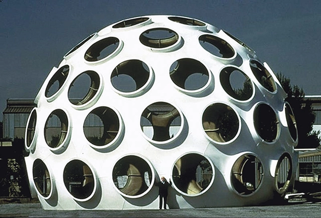 Restauro do Domo "Fly's Eye" de Buckminster Fuller - Imagem de Destaque