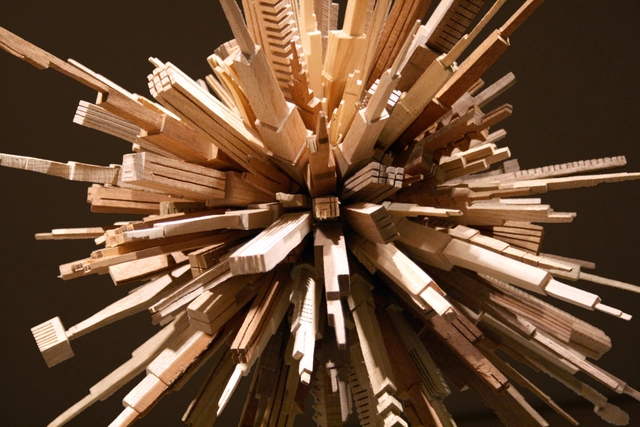 Arte y Arquitectura: Paisajes Urbanos en Madera por James McNabb - Imagen Principal
