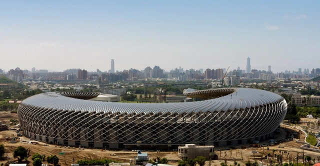 Estádio de Energia Solar de Taiwan / Toyo Ito & Associates - Estádios, Urbano