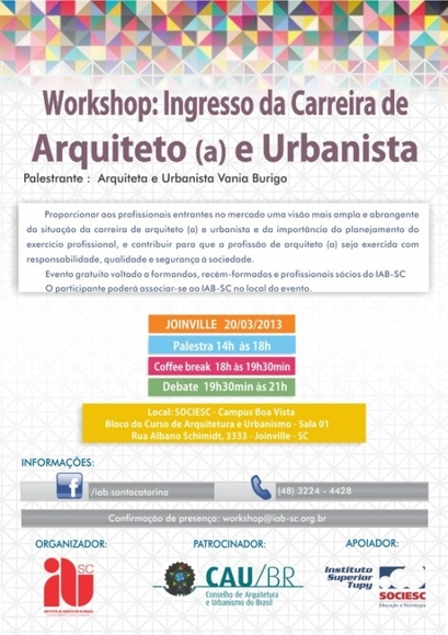 Workshop: Ingresso da Carreira de Arquiteto(a) e Urbanista - Imagem de Destaque