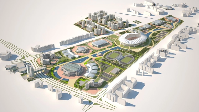 Ashgabat Olympic Complex Proposal / Arup - Stadiums, Facade