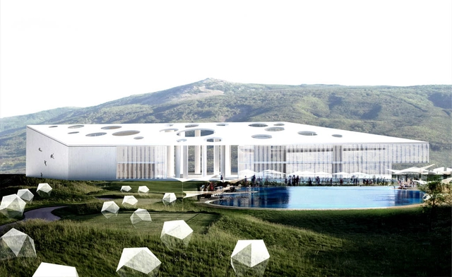 Collider Activity Center Competition Entry / Gojko Radić + Nataša Stefanović - Fitness Club, Facade