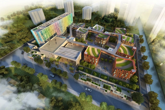 New XIUYI Kindergarten Proposal / Studio 7 of Urban Architecture China - Kindergarten, Garden, Facade