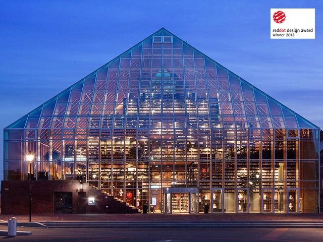 MVRDV's Book Mountain Wins Prestigious Red Dot Design Award - Cultural Architecture