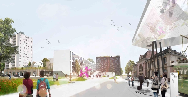 Das Band meiner Stadt (The Band of My City) Winning Proposal / da architecture - Urban Design , Facade, Cityscape