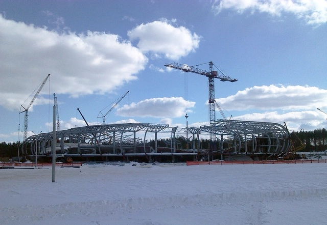 In Progress: FC Bate Borisov Football Stadium / OFIS - Football Stadium