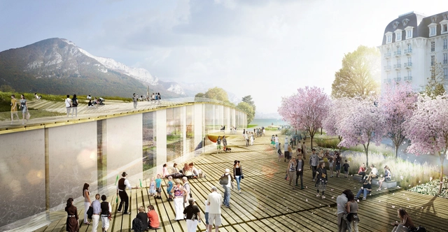 Centro de Congresos en Annecy  / Snohetta - Gobierno
