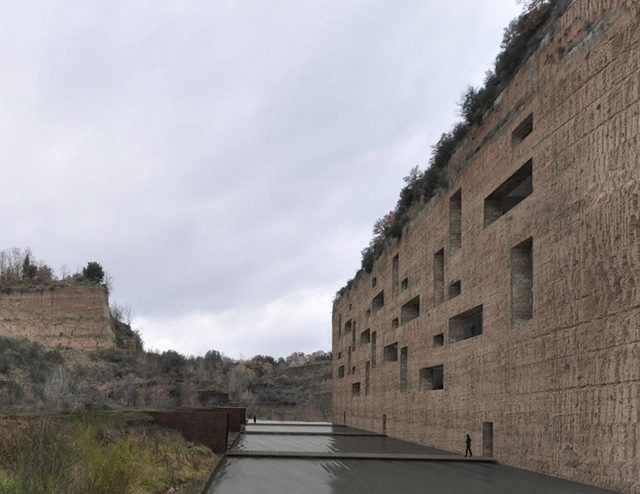 New Cliffside Residential Complex Proposal / Romano Adolini Architetto - Housing, Facade