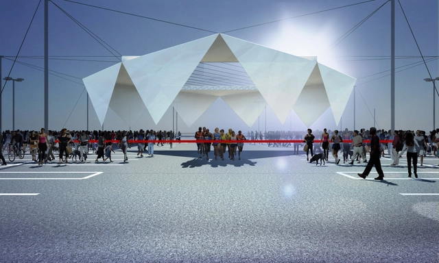 'Stage a lot' Flat Lot Competition Entry / Ksestudio - Facade