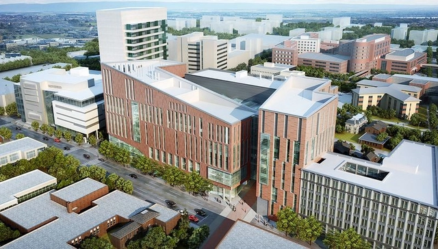 University at Buffalo's Downtown Medical School Proposal / HOK - Educational Architecture, Facade, Cityscape