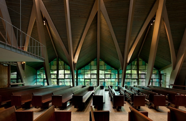 St. Paul’s Episcopal Church Team / atelierjones - Renovation, Beam, Table, Chair, Lighting