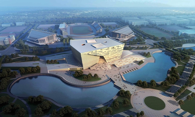 Hebei University Library Winning Proposal / Damian Donze (Tongji Architectural Design and Research Institute)  - Educational Architecture, Facade