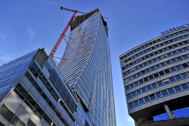 Zlota 44 / Daniel Libeskind - Housing, Facade, Cityscape