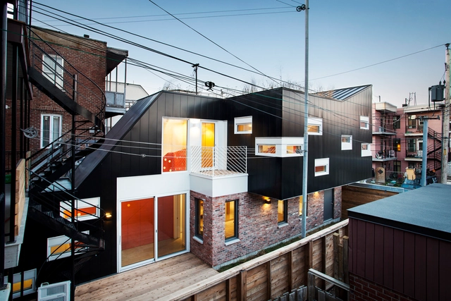 La Couleuvre / NatureHumaine - Extension, Facade, Handrail, Balcony