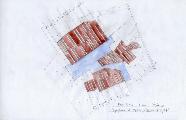 Fundindo Arquitetura e Música: Philip Kennicott descreve a inspiração por trás da Galeria e Casa Daeyang  de Steven Holl - Arquitetura Residencial