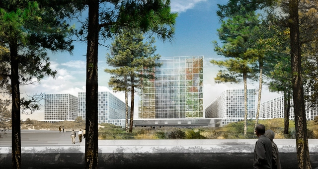 International Criminal Court Ground-Breaking / schmidt hammer lassen architects - Institutional Buildings, Facade, Cityscape