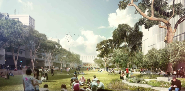UNSW Alumni Park Competition Entry / ASPECT Studios - Park, Garden, Bench