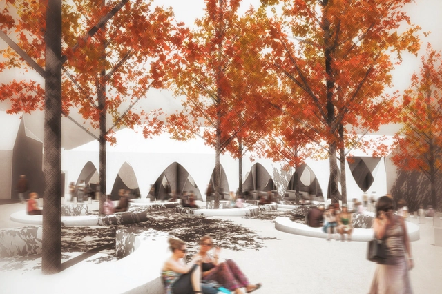 Novo Mesto Central Market Competition Entry / Enota - Public Space