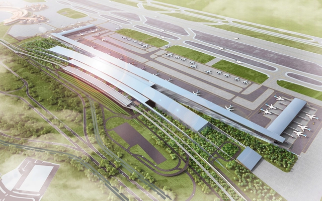 Proposta vencedora do concursoTerminal 3 do Soekarno Hatta Aeroporto International  / Woodhead - Aeroporto