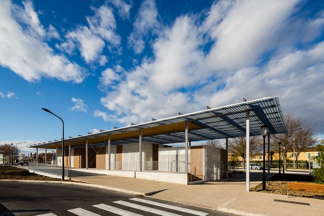 Moucharabieh New-School / Y.Architectes + Gautier+Conquet - High School, Facade