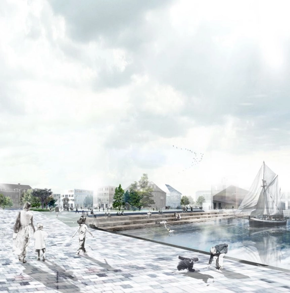 HOBRO – 'A City Finds its Lake' Winning Proposal / Holscher Arkitekter - Urban Design , Coast