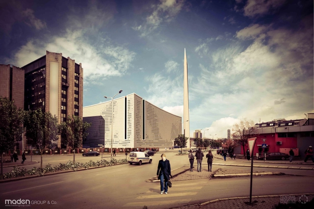 Central Mosque of Pristina Competition Entry / Maden GROUP - Mosque, Facade, Cityscape