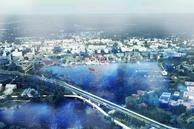 'Resilient Mikkeli' Third Prize Winning Proposal / Mandaworks + Hosper Sweden - Urban Design , Cityscape, Coast