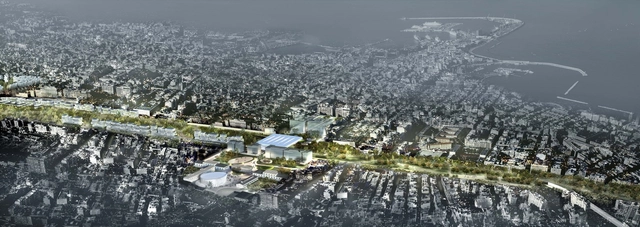 Railway area "Baricentrale" / Massimiliano & Doriana Fuksas - Master Plan, Cityscape
