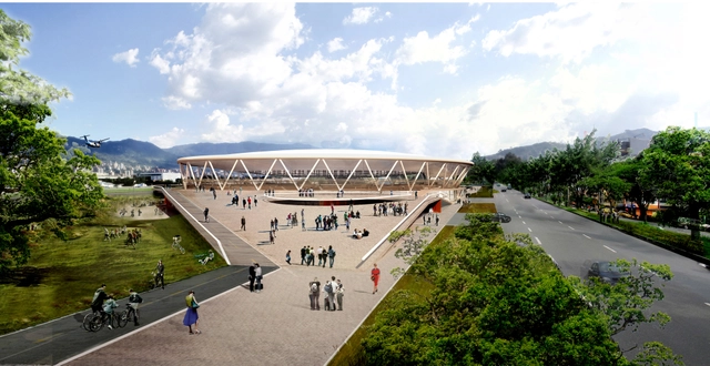 Segundo Lugar Concurso Nuevo Velódromo de Medellín - Transporte