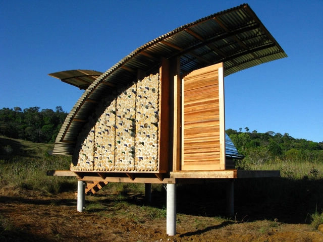 Eco-Cabañas en Venezuela / Kristofer Nonn  - Casas, Fachada, Arco, Fijación Vigas