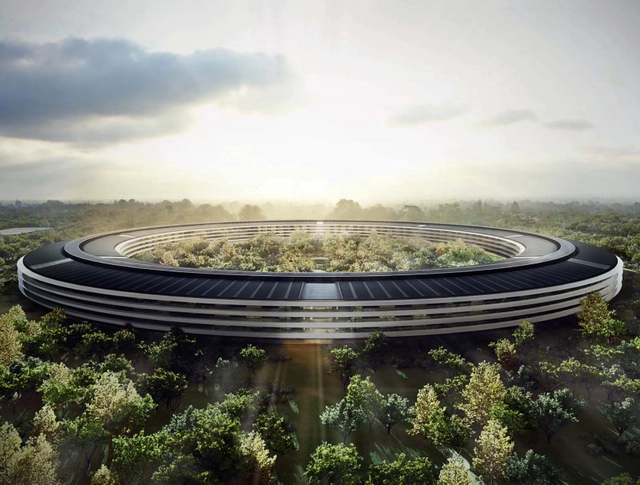 Updated Plans Released for Foster + Partners' Apple Campus in Cupertino - Offices