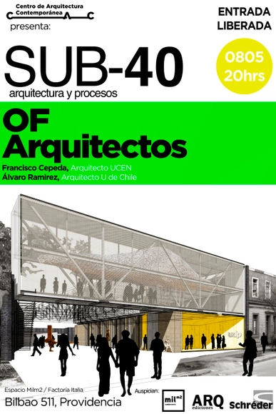 Charla SUB-40 arquitectura y procesos / OF Arquitectos - Imagen Principal