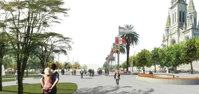 Primer Lugar Concurso Plazas Mitre y Alsina - Plaza