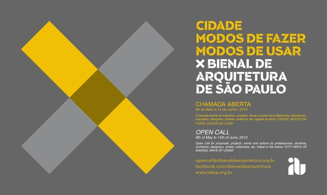 X BIENAL DE ARQUITETURA DE SÃO PAULO - Imagem de Destaque